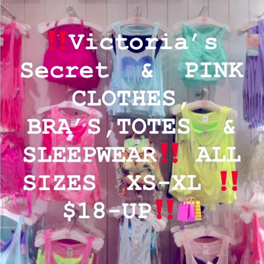 🛍️‼️UNLISTED ITEMS‼️🛍️VS&PINK🛍️‼️CLOTHES,BRA’S & SLEEPWEAR‼️🛍️ LIVE SHOW 🔔